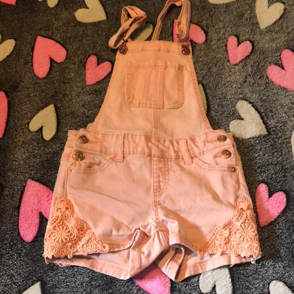 Justice Pink Overalls